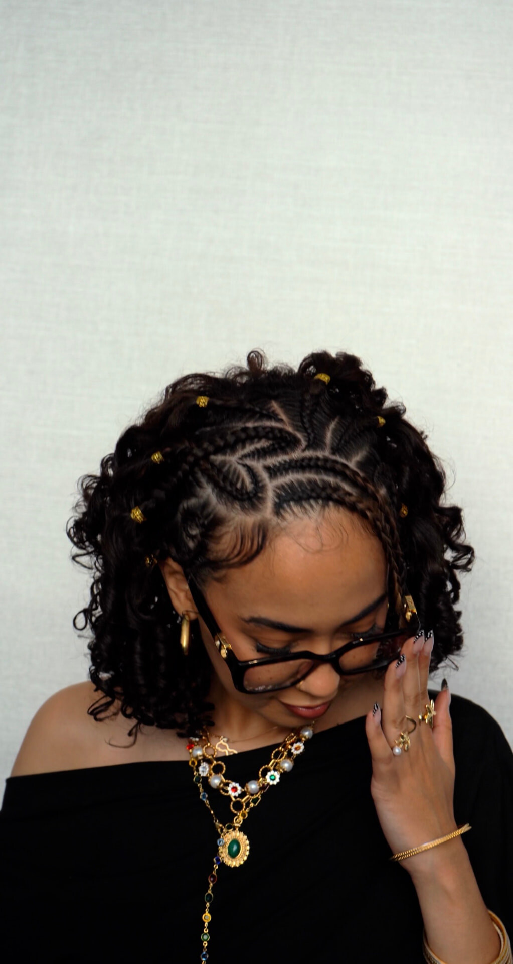 Fulani braids and coils for stmnt showcase